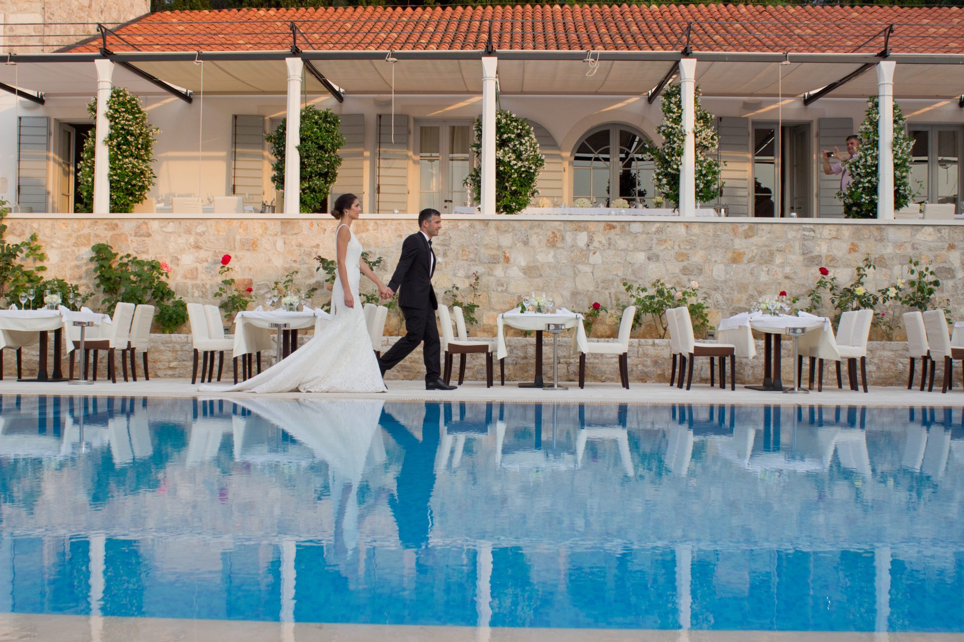 Private villa wedding ceremony in Hvar, Croatia