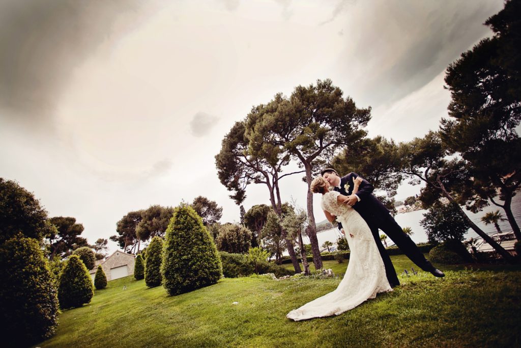 Private elopement ceremony with Adriatic view in Hvar