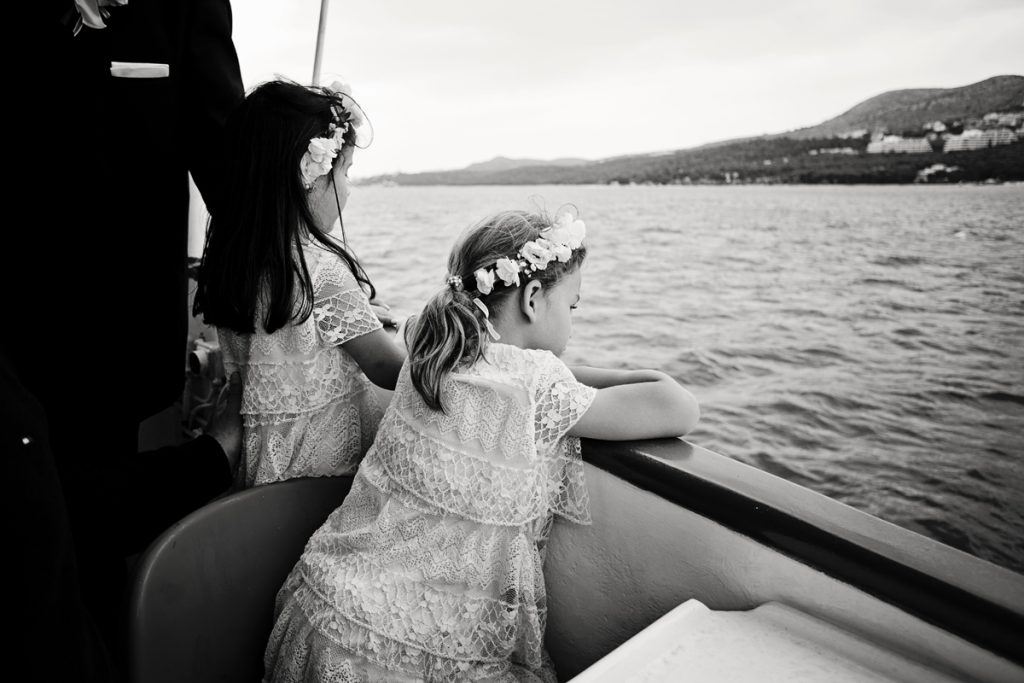Olive grove elopement ceremony in Hvar, Croatia