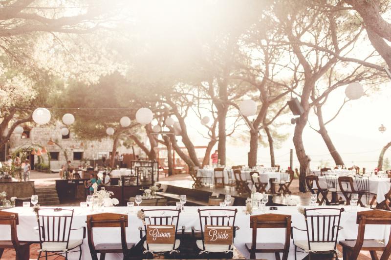 Secluded beach elopement in Hvar, Dalmatia